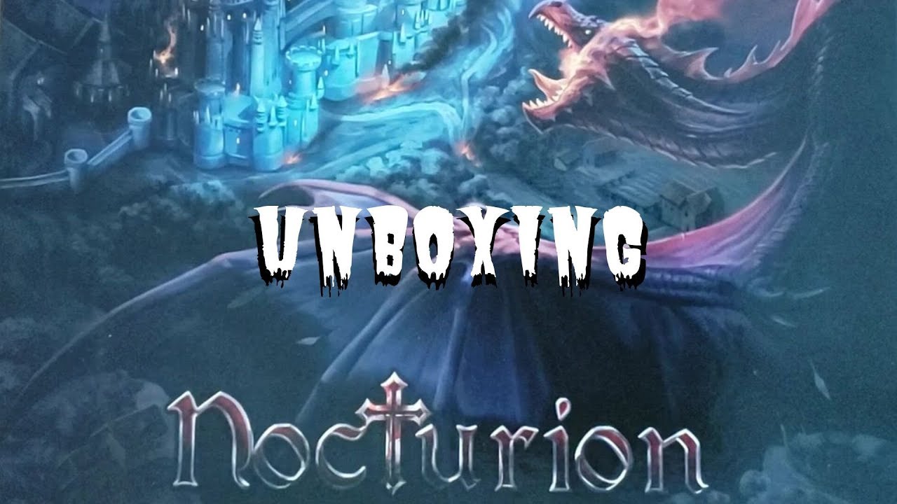 Nocturion Board Game and Premium Components Unboxing - YouTube