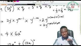 JSS 2 lec1094 laws of Indices