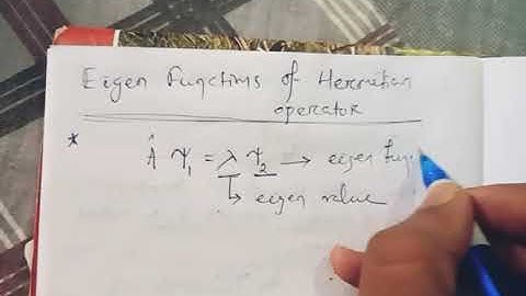 Eigen Functions of Hermitian Operator || Quantum Mechanics || BSc physics, 5th Semester