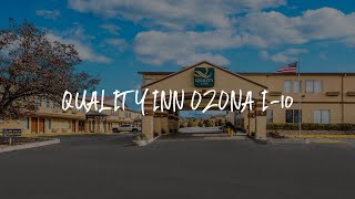 Quality Inn Ozona I-10 Review - Ozona , United States of America