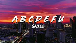 GAYLE - abcdefu (Lyrics)