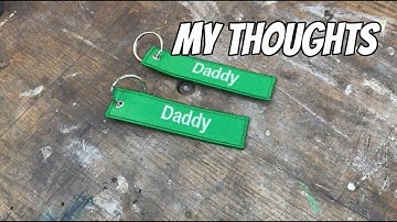 mvcen Gepersonaliseerde sleutelhanger, geborduurde sleutelhanger, dubbelzijdige aangepaste sleute...