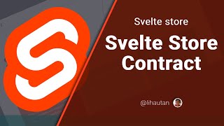 Svelte store contract