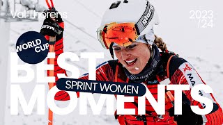 World Cup Val Thorens | Women's Sprint Race Best Moments 2023/24 | ISMF