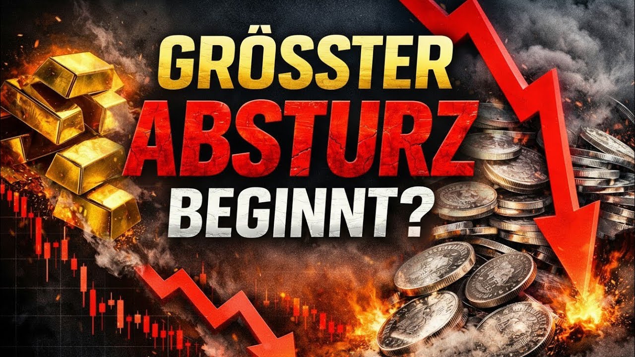 Ist es vorbei? Der größte Gold- und Silbercrash hat gerade begonnen?