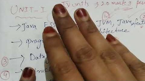 features of java one day before exams video 5th sem cs unit 1