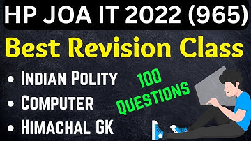 HP JOA IT 965 Exam 2022 !! Most Important Questions Revision !! 100 Questions !!