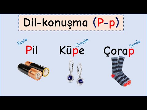 Dil Konuşma Egzersizleri - Ses Çalışmaları (p) sesi