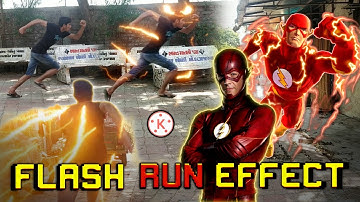 THE FLASH SHORT FILM 🔥 | Edit flash Run Effect in Kinemaster ⚡ | THE FLASH : FLASHPOINT 2020 #flash