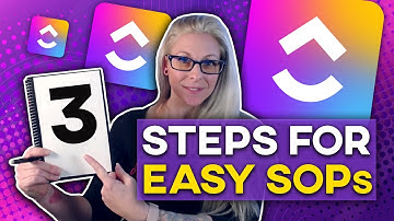 3 Simple Steps for EASY SOPs in ClickUp!