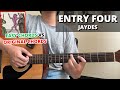 Entry Four - Jaydes (Guitar Tutorial) No Capo! Easy Chords For Beginner!