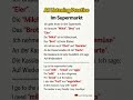 🇩🇪 Im Supermarkt | German Listening Practice A1 #shorts #deutschlernen #germana1 #learngerman