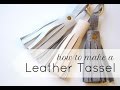 Leather Tassels Craft- A Simple How-To