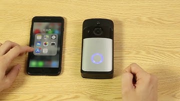 Smart Wireless Doorbell Connect to WiFi Operated Teach Video
