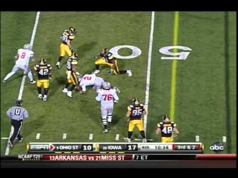 9 ohio state vs 20 iowa football highlights 2010 youtube