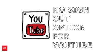 Sign out option missing for YouTube app screenshot 2