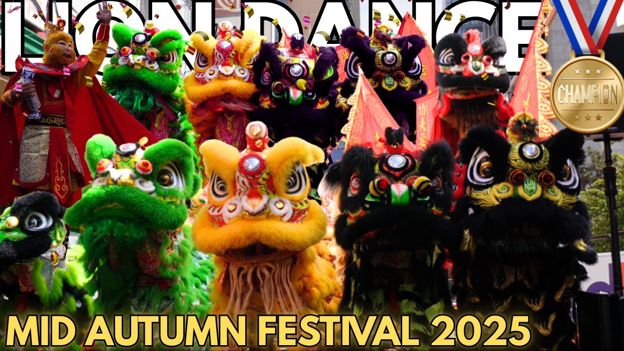 Mid Autumn Festival 2025 🦁 Lion Dance, Monkey King & Kung Fu in San Francisco