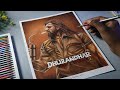 Dhurandhar 2 Drawing,  Ranveer Singh Drawing Step by step Outline Tutorial 🔥
