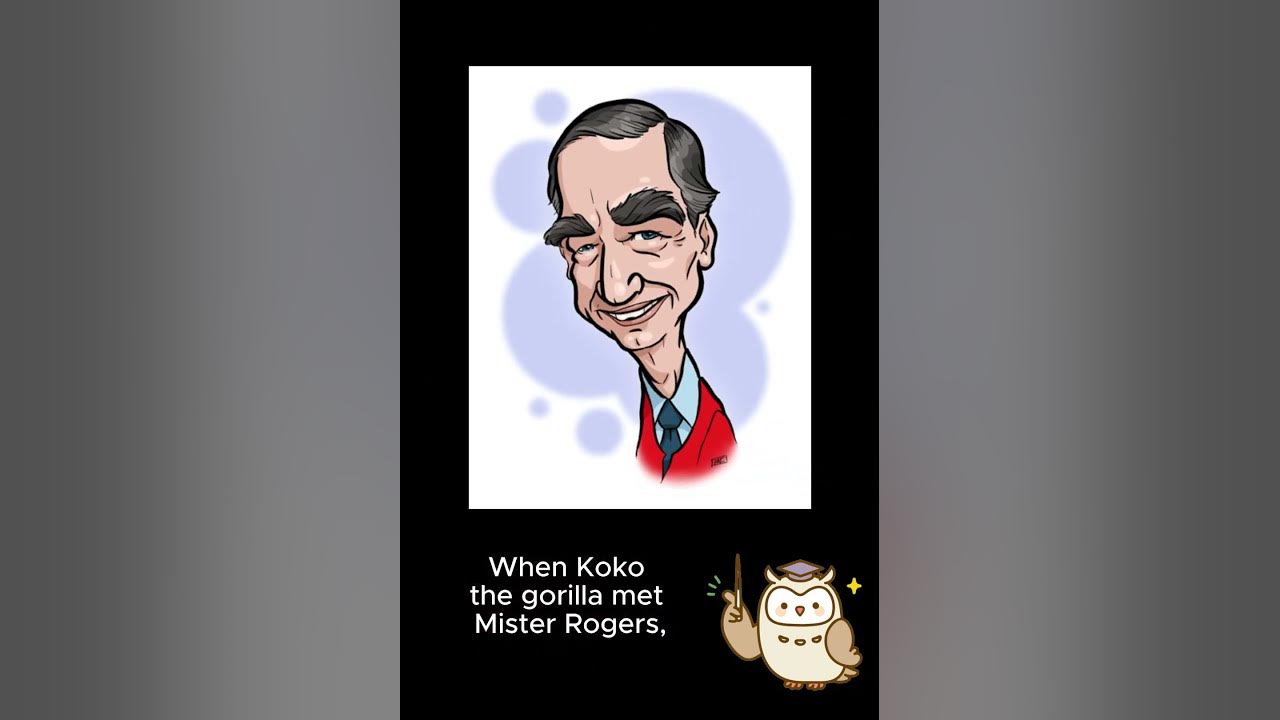 Did you know? When Koko the gorilla met Mister Rogers, she took off his