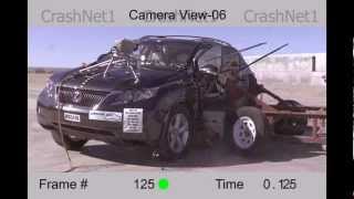 Lexus RX | Side Crash Test | 2012 | High Speed Camera | NHTSA Full Length Test