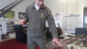 How to find the spine on a fly rod blank