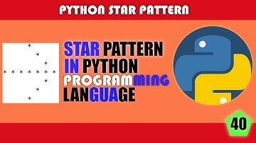 #40 ||  "*" STAR PATTERN|| in | PYTHON | Programming Language