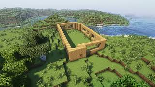 🪵 "Лучший деревянный дом для выживания в Minecraft!