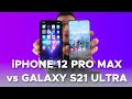 SAMSUNG Galaxy S21 ULTRA vs iPHONE 12 PRO MAX: il confronto