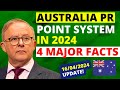 Australia PR Points System 2024: 4 Important Facts | Australia Work Permit Visa