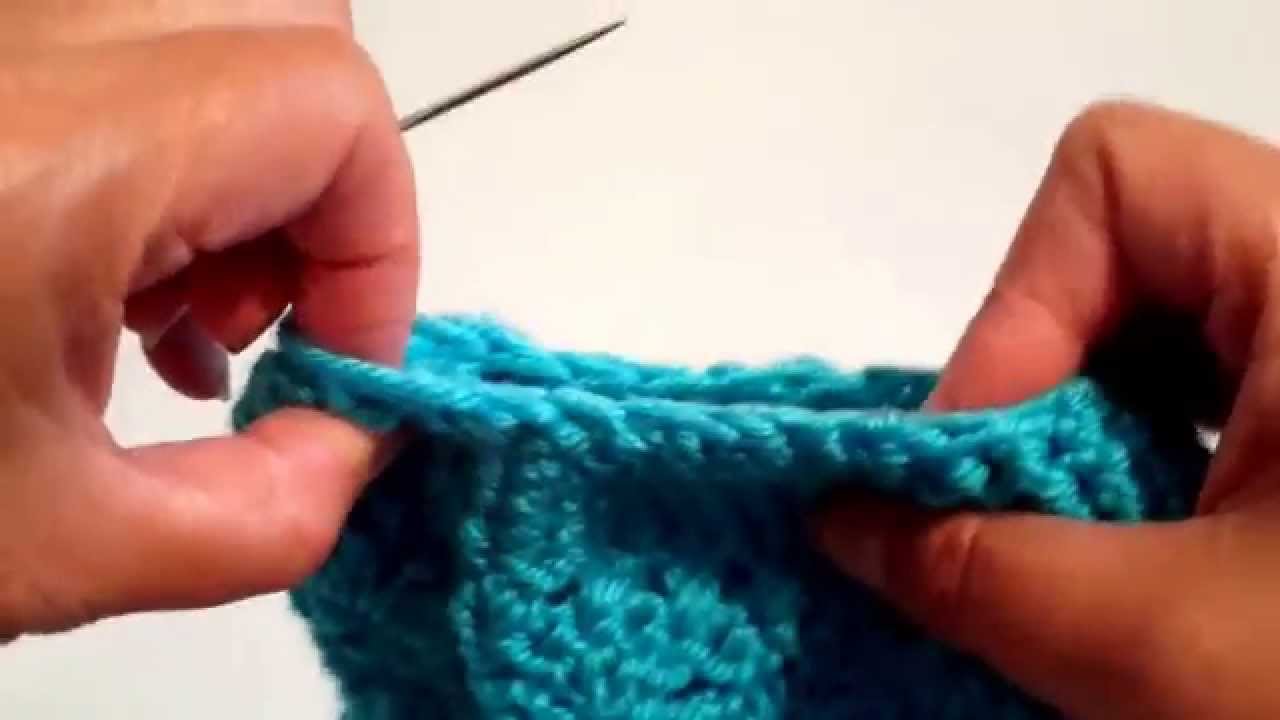 how to finish a hat