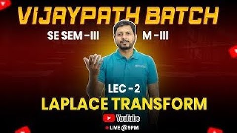 Laplace Transform LEC-2 | Complete Concept Explained | Maths - 3 | RK SIR | Vijaypath Batch | RKDEMY