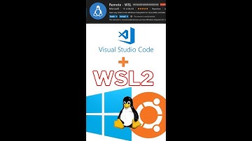 Visual Studio Code + Remote WSL + WSL2 #Shorts