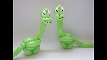 Dinosaur Balloon Tutorial - Video 79 - BalloonTube with Graham Lee