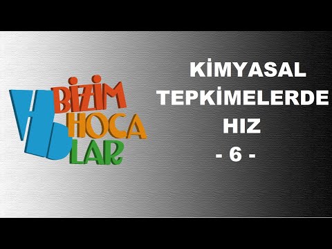 KİMYASAL TEPKİMELERDE HIZ 6 - 11. SINIF - AYT