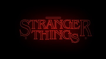 Stranger Things Opening (AE Recreation)