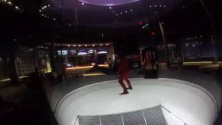 My first flight in a wind tunnel skydiving simulator