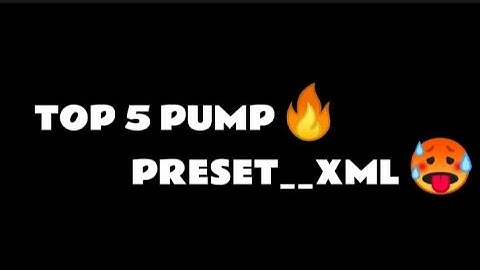 Top 5 pump like pc in alight motion 🥵 #lobbyvideo #pubg #pubgmobile #bgmi #editing #xml #xmlpreset