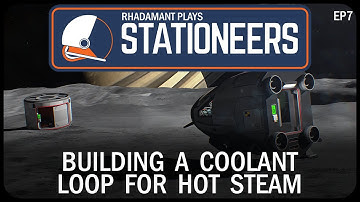 Building a Coolant Loop for Hot Steam in Stationeers - Brutal Difficulty Crashlanded on Mimas // EP7