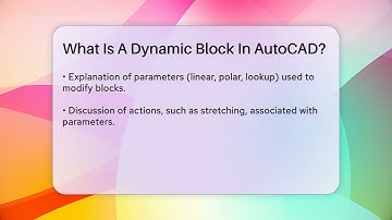 What Is A Dynamic Block In AutoCAD? - Civil Engineering Explained