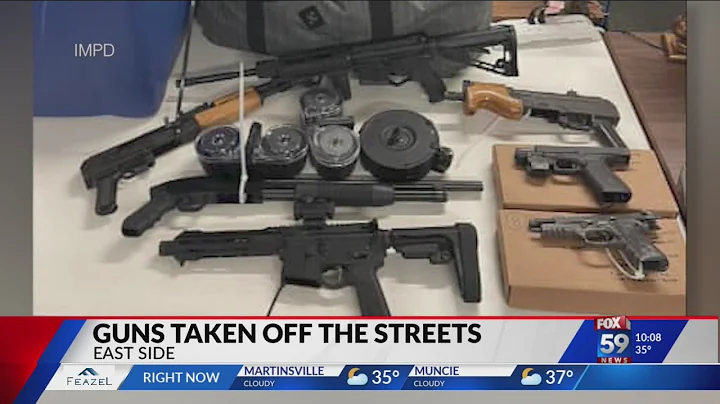 Officers seize firearms, pounds of drugs while arresting Indy burglary suspect