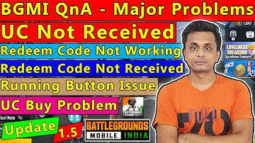 🔥BGMI UC Buy Problem | Redeem Code Not Working | Play Balance Not Showing | Redeem Code Not Received
