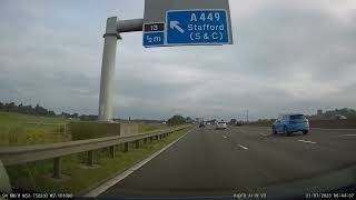 UK Motorways - M6 - M6Toll to Stafford services