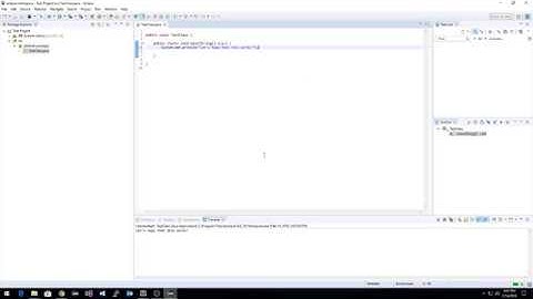 Java for Beginners - Installing and Testing Eclipse (Oxygen) IDE