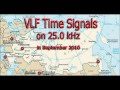 Vlf time signals sound on 250 khz