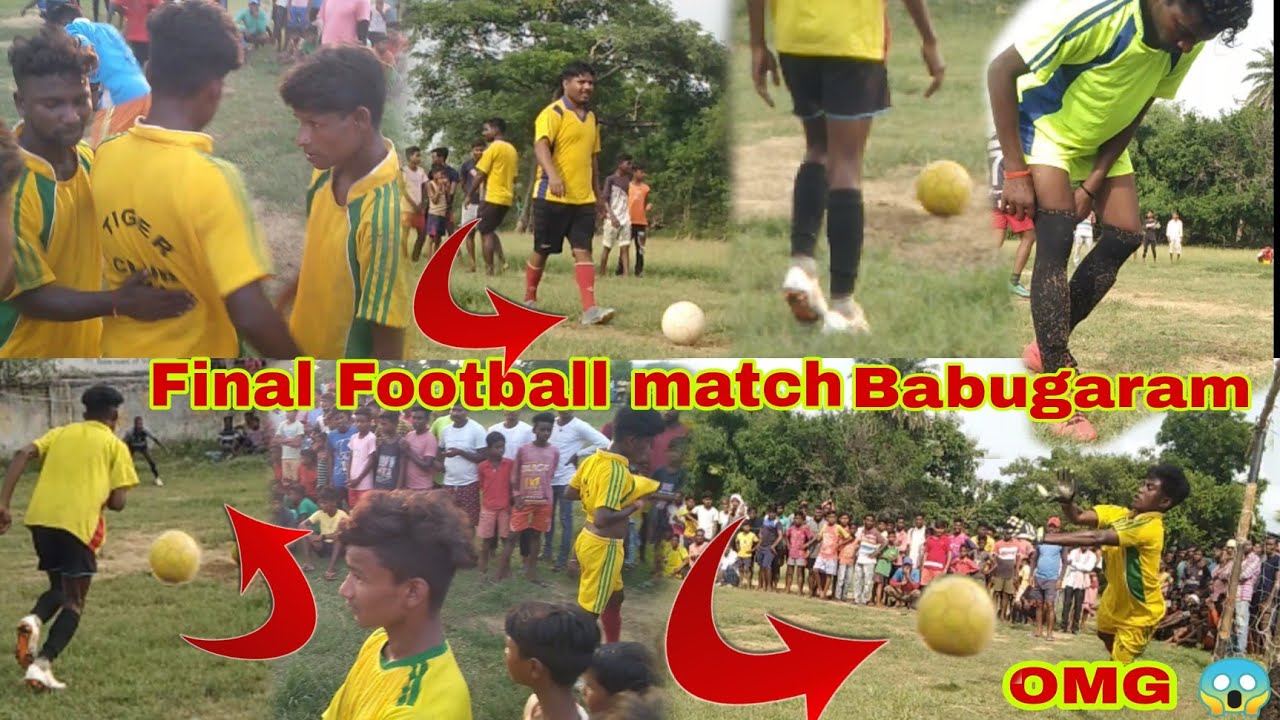 Final Football Match Babugaram !!⚽🏆 Gajab ka Gol mara Bhai ne ⚽🏆🥇