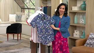 Coldwater Creek No-Iron Short Sleeve Shirt in Prints & Solids on QVC