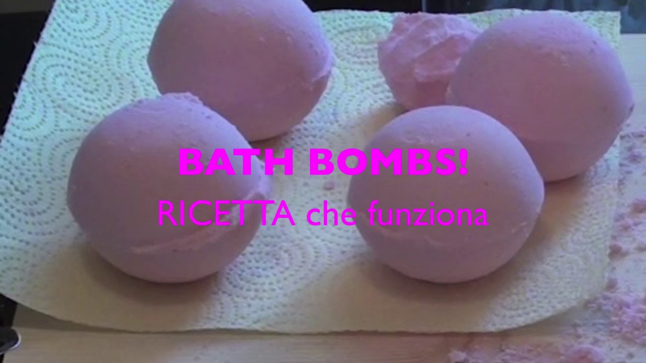 DIY PALLINE LUSH, BATH BOMB fai da te, CHE FRIZZANO TANTO E VERAMENTE!!!