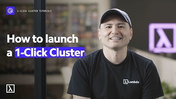 How to launch a Lambda 1-Click Cluster