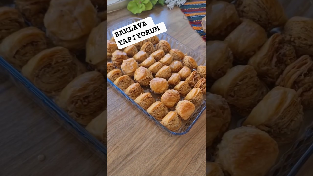 1TEPSIDE HEM AY HEM YUVARLAK BAKLAVA #1001yemekköşesi #trending