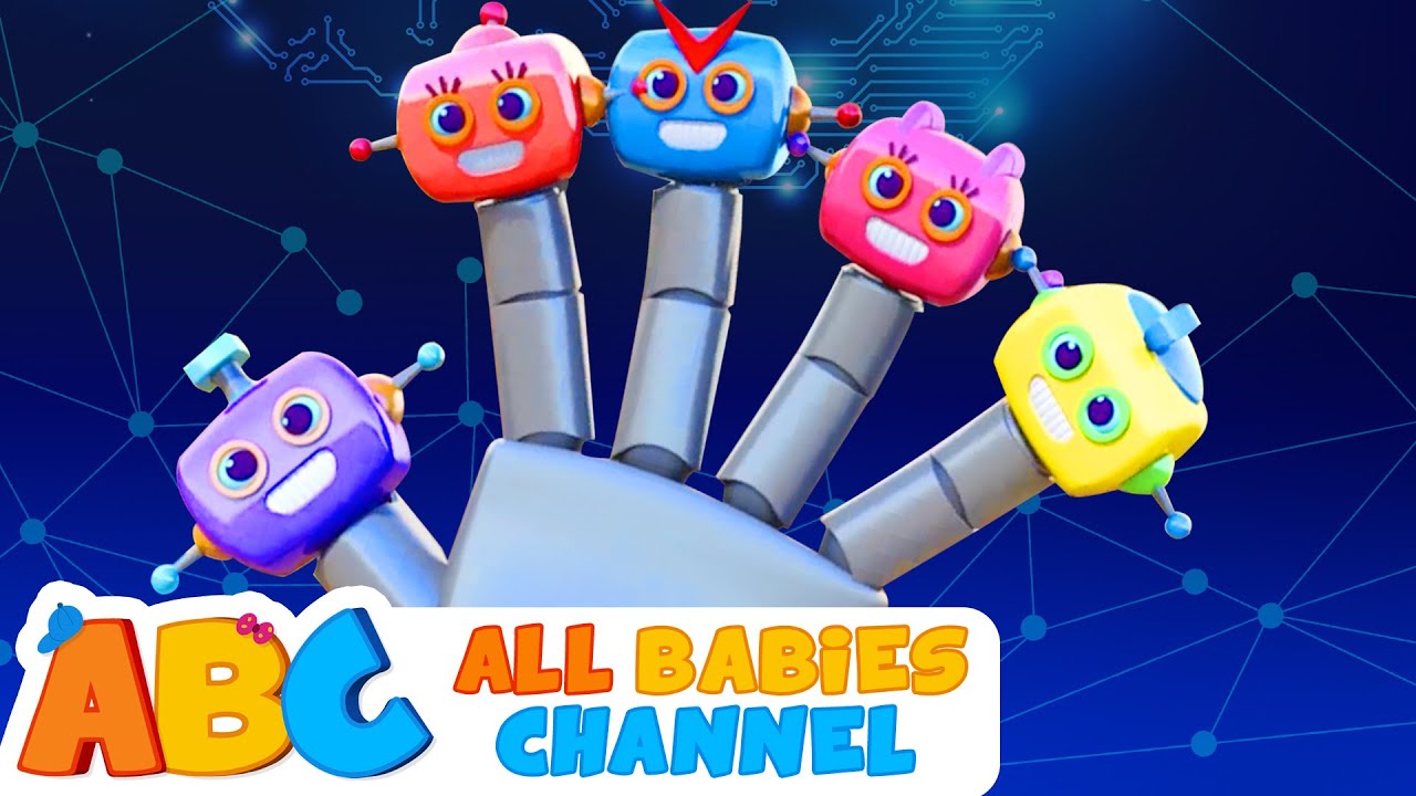 Robot Finger Family | 3D Nursery Rhymes For Children | All Babies Channel
